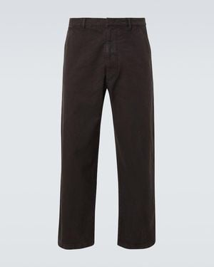Prada Chinohose Aus Baumwolle - Schwarz