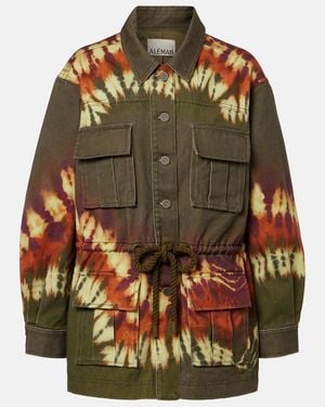 ALÉMAIS Marilyn Dyed Denim Jacket - Green