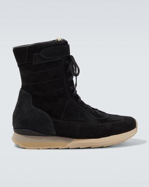 Visvim Daytona Suede Ankle Boots - Black