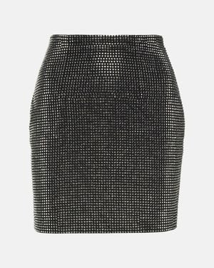 Roland Mouret Embellished Miniskirt - Black