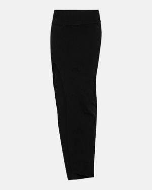 Rick Owens Asymmetric Maxi Skirt - Black