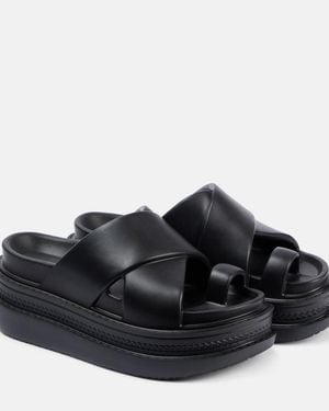 Sacai Platform Sandals - Black