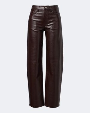 Agolde Arc Jean 32 Wide-Leg Trousers - Red