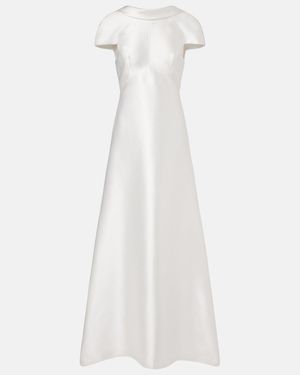 Self-Portrait Bridal Taffeta Gown - White