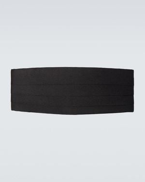 Brioni Kummerbund Aus Seiden-Twill - Schwarz