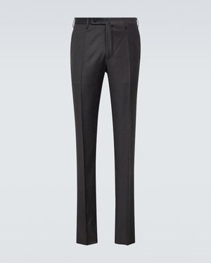 Slowear Virgin Wool Tapered Pants - Gray