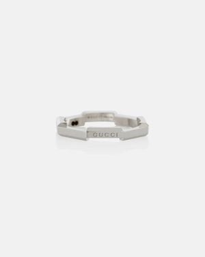 Gucci Ring Link To Love Aus 18Kt Weissgold - Weiß