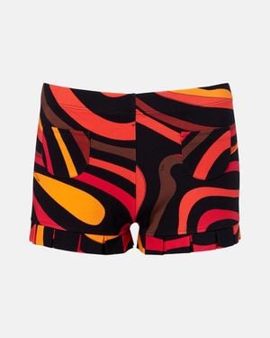 PUCCI Marmo Jersey Shorts - Red
