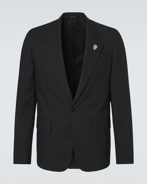 Gucci Gg Suit Jacket - Black