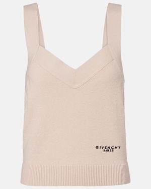 Givenchy Top Aus Wolle Und Kaschmir - Natur
