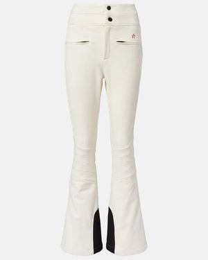 Perfect Moment Aurora Flare High-Rise Ski Trousers - White