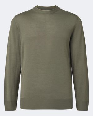 Canali Pullover Aus Wolle - Grün