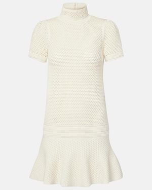 Tom Ford Minikleid Aus Baumwolle - Weiß