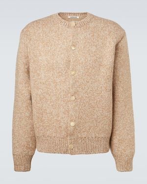 AURALEE Cardigan Aus Einem Wollgemisch - Natur