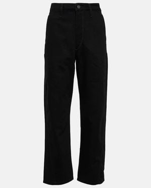 Lemaire Mid-Rise Slim-Straight Jeans - Black
