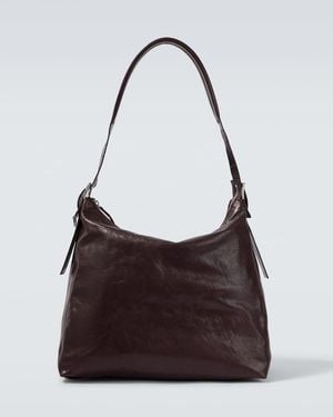 Lemaire Leather Shoulder Bag - Brown