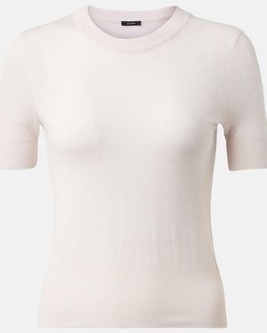 JOSEPH Top Aus Kaschmir - Weiß