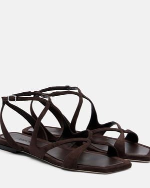 Jimmy Choo Ayla Suede Sandals - Black