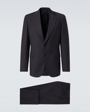 Brioni Trevi Wool And Mohair Suit - Blue