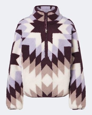 The Upside Harlow Teddy Sweatshirt - Multicolor