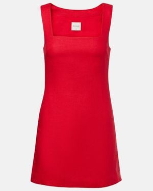 Posse Alice Linen Minidress - Red