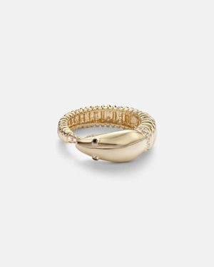Yvonne Léon Ring Ecrevisse Aus 9Kt Gelbgold (375/1000) Mit Diamanten - Weiß