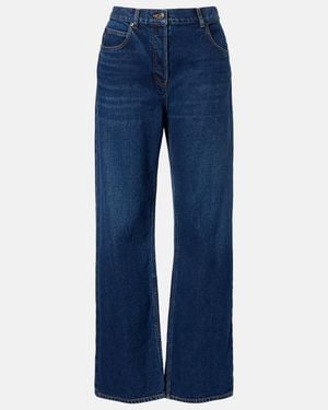The Row Jeans Anchos Finbar - Azul