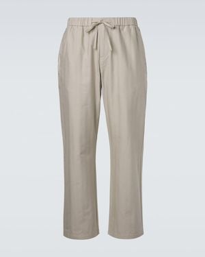 Frescobol Carioca Weite Hose Rocha Aus Baumwoll-Twill - Natur