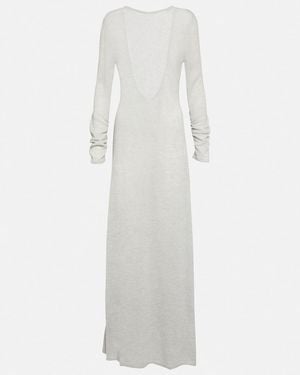 Magda Butrym Alpaca-Blend Maxi Dress - White