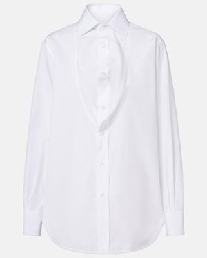 Maison Margiela Cotton Poplin Shirt - White