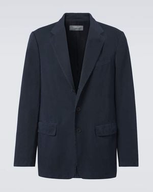 Dries Van Noten Cotton Blazer - Blue