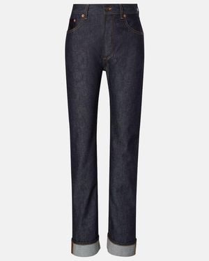 Bottega Veneta Intrecciato Straight Jeans - Blue