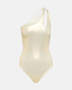 Melissa Odabash Jamaica Metallic Swimsuit - White