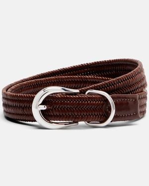 DEHANCHE Guertel Loom Aus Leder - Braun