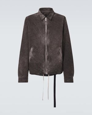 Rick Owens Cotton Blouson - Brown