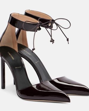 Tom Ford Patent Leather Court Shoes - Black