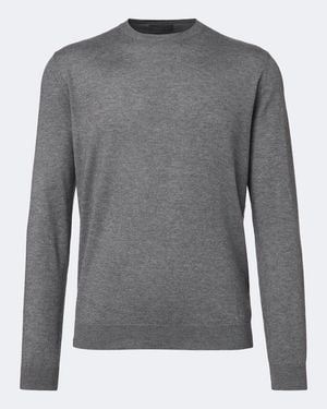 Prada Cashmere And Silk Sweater - Grey