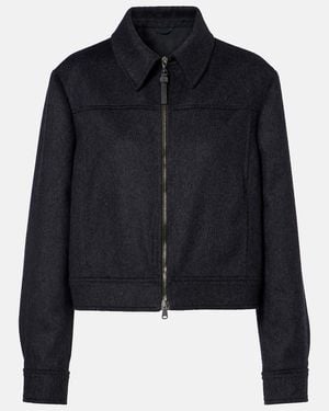 Brunello Cucinelli Jacke Aus Wolle - Schwarz