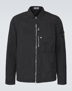 Stone Island Compass Overshirt - Black