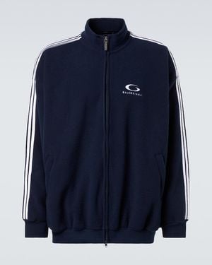 Balenciaga Loop Sports Icon Zip Jacket - Blue