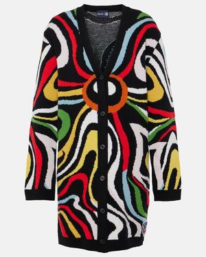 PUCCI X Fusalp Intarsia Wool Cardigan - Multicolour