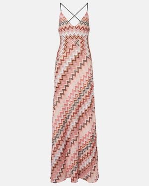 Missoni Multicolour Vibrant Zigzag Maxi Dress