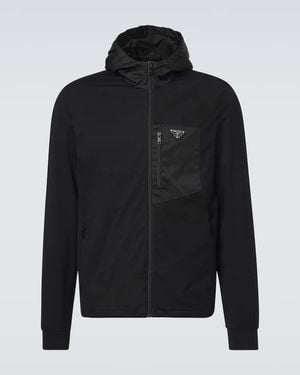 Prada Cotton-Blend Jacket - Black
