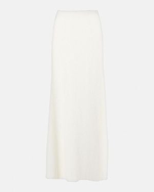 TOTEME Knitted Maxi Skirt - White