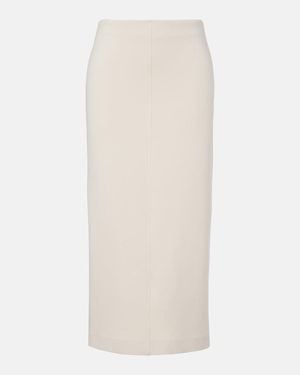Max Mara Bleistiftrock Cadmio Aus Jersey - Weiß