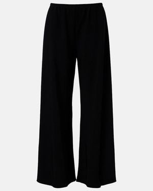 The Row Gala Cady Wide-Leg Trousers - Black