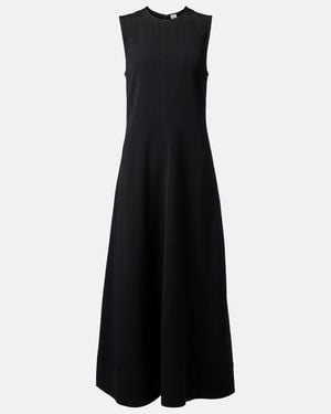 TOTEME Striped Maxi Dress - Black