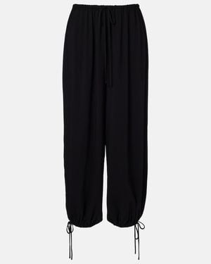 TOVE Estelia Wide-Leg Trousers - Black