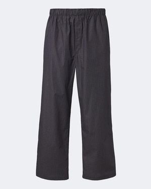 CDLP Checked Cotton Pyjama Pants - Blue