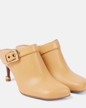 Chloé Andrea Mule Shoes - Brown